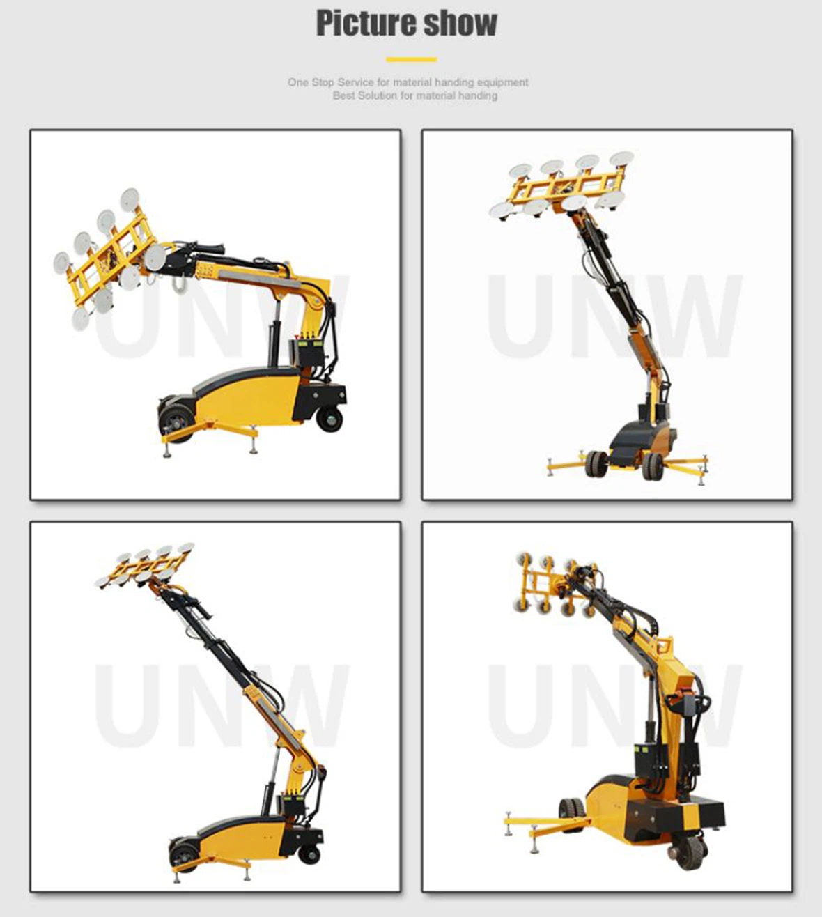 flexible glass lifting machines