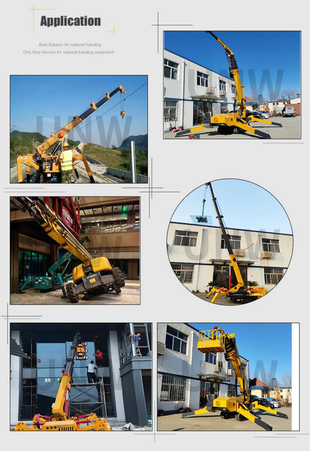 Lightweight Spider Lift Crane